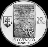 10 Euro/2016 - Ladislav Nádaši-Jégé - PROOF