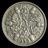 Six pence/1936 - Anglicko
