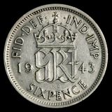 Six pence/1943 - Anglicko