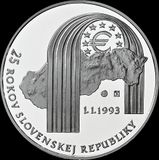 25 Euro/2018 - Vznik Slovenskej republiky - 25. výročie - BK