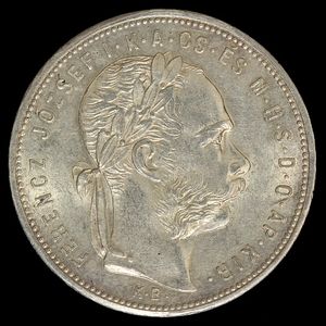 1 Forint 1881 KB - FRANTIŠEK JOZEF I.