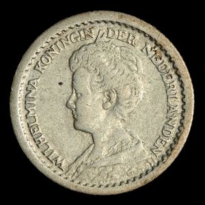 10 cents/1917 WILHELMINA - Holandsko