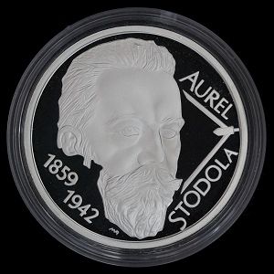 10 Eur/2009 - PROOF - Aurel Stodola - 150. výročie narodenia
