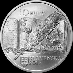 10 Euro/2017 - Božena Slančíková Timrava - PROOF