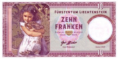 10 Franken 2019 Liechtenstein