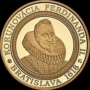 100€/2018 "Bratislavské korunovácie – 400. výročie korunovácie Ferdinanda II."