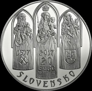 20 Euro/2017 - Pamiatková rezervácia Levoča - PROOF
