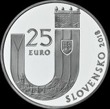 25 Euro/2018 - Vznik Slovenskej republiky - 25. výročie - BK