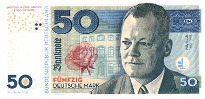 50 Mark 2018 Willy Brandt