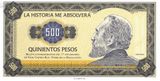 500 Pesos Fidel Castro