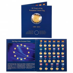 Album na 2 euromince Presso "30 rokov EU vlajky"