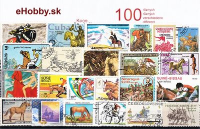 Balíček poštových známok 100ks - KONE