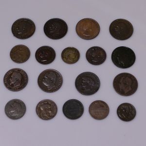 Konvolut 18 mincí - Svet