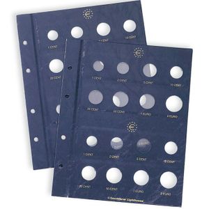 Listy na 2 kompletné sety euromincí VISTA