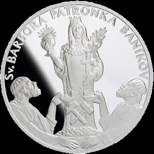 Medaila Ag "Svätá Barbora - patrónka baníkov"
