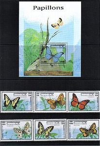 Motýle Kambodža 1998