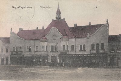 Pohľadnica Topoľčany 1919 - Mestský dom
