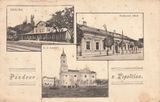 Pohľadnica Topoľčany 1925 - trojzáberová pohľadnica