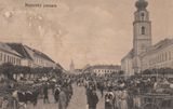 Pohľadnica Myjava 1919 - Myjavský Jarmok