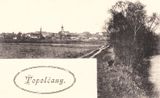 Pohľadnica Topoľčany 1924 - Pohlaď na mesto