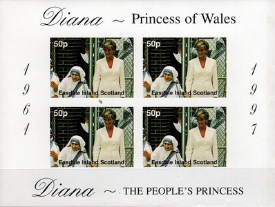 Princezná Diana - matka Tereza - Škótsko 1997