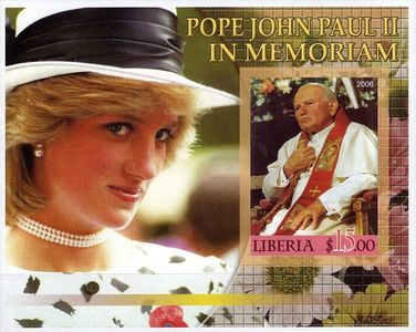 Princezná Diana - Pápež Ján Pavol II. - Libéria
