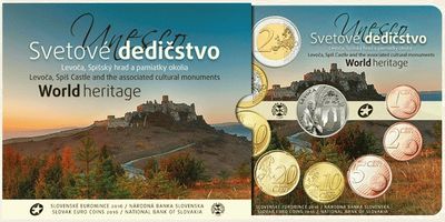 Sada mincí SR 2016 - "UNESCO na Slovensku - Levoča, Spišský hrad a pamiatky"