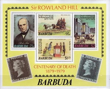 Sir Rowland HILL - Barbuda 1979