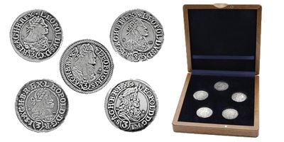 Súbor replík mincí "Kremnické groše 1329 - 1705 "