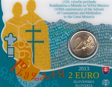 Zberateľská karta 2013 - 1150. výr. príchodu Konštantína a Metoda