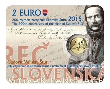 Zberateľská karta 2015 - "Ľudovít Štúr – 200. výročie narodenia"